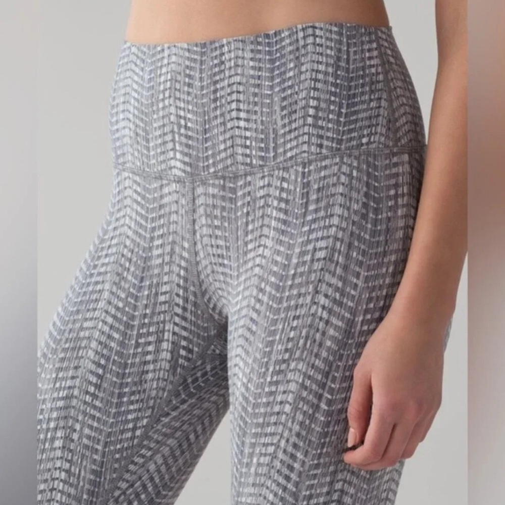 Lululemon Wunder Under Hi-Rise 7/8 Tight *25" Luon Arrow Battleship Silver - Picture 5 of 14